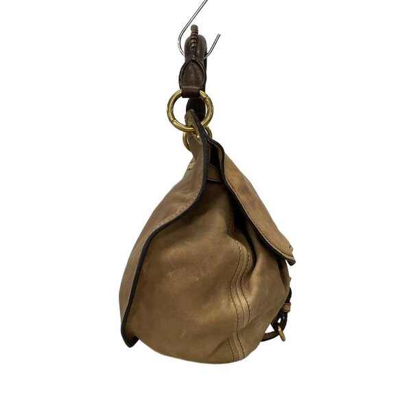 miumiu - Brown Dark Brown Leather Handbag - Picture 4 of 11